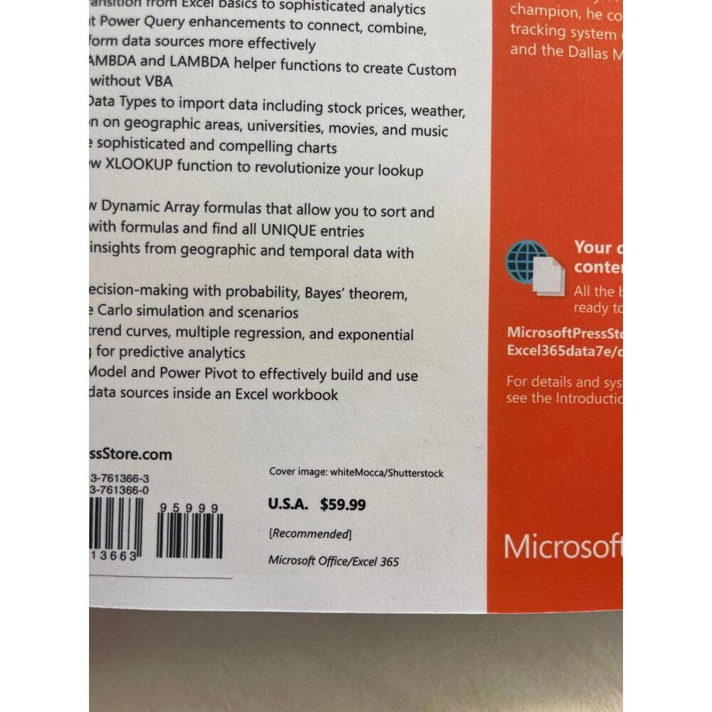 Microsoft Excel Textbook - Picture 4 of 4